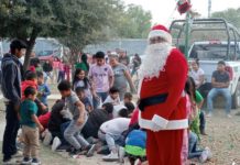 Lleva Guardia Estatal la Navidad a niños de Nuevo Laredo