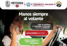 Desea Gobierno de Reynosa fin de año seguro a automovilistas