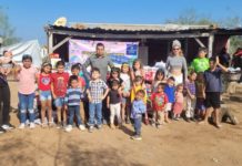 Regalando sonrisas llevó alegría al “Grullo”