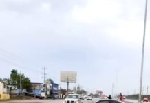 Accidente vial deja cuantiosos daños materiales en carretera Río Bravo-Reynosa