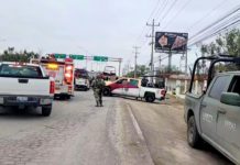 “Correteada” deja una unidad asegurada en carretera Río Bravo-Reynosa