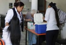 Instalan módulo de vacunación hoy último día