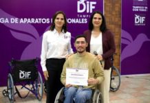 Entregan Mónica y Luz Adriana Villarreal Aparatos Funcionales a Personas con Discapacidad