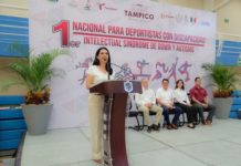 Inaugura Mónica Villarreal Primer Nacional para Deportistas Especiales