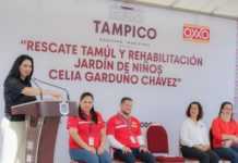 Entrega Mónica Villarreal Obras de Rehabilitación Educativa y Social en colonia Arenal