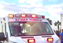 Unidad medica auxilia a persona arrollada en su bicicleta por unidad que huyo