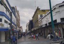 Eliminarán cables aéreos de telefonía y cableras en desuso en la zona centro de Tampico