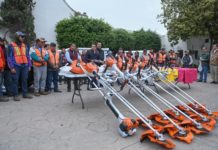 Refuerzan equipo de servicios públicos para seguir embelleciendo la Capital