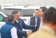 Américo Villarreal y Carlos Peña Ortiz reafirman compromiso por la paz en Reynosa