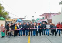 Inauguró Carlos Peña Ortiz pavimentación con recursos del REPUVE