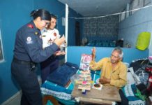 PC visita asilo Mater Dei llevando apoyos