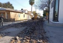 Rehabilitan calles de la colonia Rodríguez