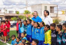 Reynosa Imparable con la construcción de espacios deportivos