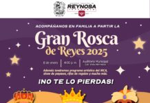 Llegó el día para disfrutar la Gran Rosca de Reyes en Reynosa