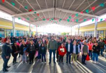 Recibieron a Carlos Peña Ortiz en Bugambilias con muchos beneficios sociales