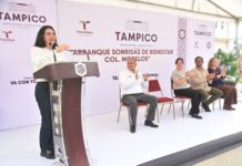 Lleva Mónica Villarreal “Sonrisas del Bienestar” a la Colonia Morelos