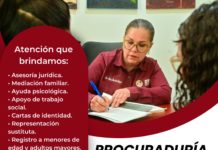 Brinda DIF Reynosa servicios gratuitos de procuraduría en apoyo a las familias
