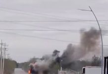 Incendio en tractor deja solo daños materiales en ejido El Guerreño