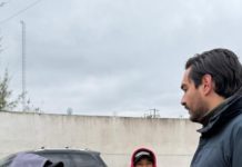 Carlos Peña Ortiz recorre las calles de Reynosa ante bajas temperaturas
