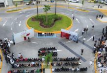AVA entrega tarjetas del programa “Mujeres Pensión Bienestar” e inaugura la rotonda Bicentenario