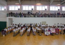 Fomenta DIF Reynosa respeto por los símbolos patrios con Tercer Concurso de Escoltas Escolares Inter-CAIC 2025