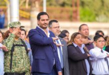 Enaltece Banda Sinfónica Municipal del IRCA ceremonia del 108 Aniversario de la Constitución Mexicana