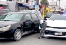Accidente vial deja daños materiales en la Cañada
