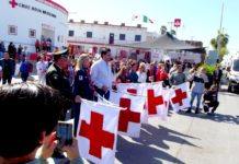 Alcalde Carlos Peña Ortiz, da banderazo a colecta anual de la Cruz Roja Mexicana 2025