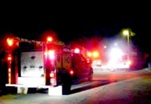 Bomberos acuden a incendio en un comercio que dejo daños materiales