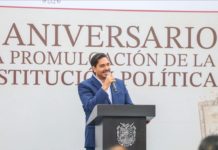 Conmemoró el Presidente Municipal Carlos Peña Ortiz el 108 Aniversario de la Constitución
