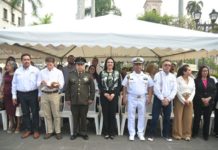 Encabeza Mónica Villarreal CVIII Aniversario de la Constitución Mexicana