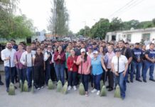 Encabeza Mónica Villarreal Mega Jornada de Limpieza en la Zona Norte