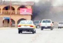 Reportan incendio en hotel abandonado del Aquiles Serdán