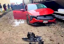 Se lo llevo el tren y vive de milagro