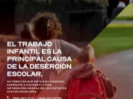 Cuenta DIF Reynosa con PANNARTI contra el trabajo infantil y la deserción escolar
