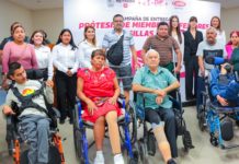 Cambian vidas Alcalde Carlos Peña Ortiz, DIF Reynosa y CMIC, con entrega de prótesis y sillas de ruedas PCI