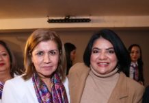 Atestigua Úrsula Salazar toma de protesta de la nueva mesa directiva de la Red de Mujeres Periodistas del Sur de Tamaulipas.