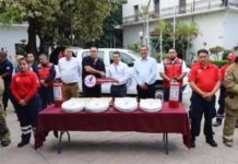 Refuerzan a PC de Victoria con unidad de combate de incendios