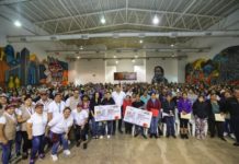 Un domingo de Becas para el Bienestar encabezó el Alcalde Carlos Peña Ortiz en Reynosa