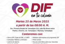 Llevará DIF-Reynosa servicios y apoyos a la colonia Tamaulipas I