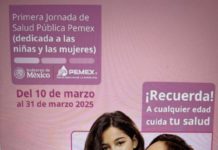 Promueve Pemex Jornada de Salud Pública hacia las niñas y mujeres