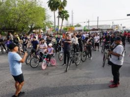 Realizan gran rodada ‘”Ejercítate en Familia” en Miguel Alemán