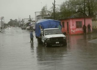 Se registra más de dos pulgadas de lluvia en Matamoros