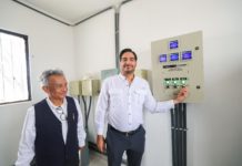 Inauguró Carlos Peña Ortiz rehabilitación de Estación de Bombeo de Aguas Residuales por 8.9 MDP