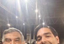 Invitado por el Gobernador Américo Villarreal Anaya asistió a su Tercer Informe de Gobierno el Alcalde Carlos Peña Ortiz