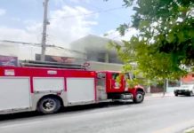 Bomberos acuden a siniestro de conato de incendio en comercio