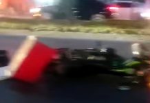 Choque deja un lesionado sobre carretera a Monterrey
