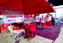 Cruz Roja Mexicana brindó atención prehospitalarias en la Feria de Reynosa