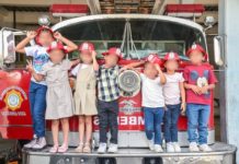 Menores de la Casa Hogar DIF Tampico son Bomberos por un Día