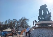 El monumento de “La Sirena” permanecerá en el boulevard Costero, asegura alcalde de Madero.